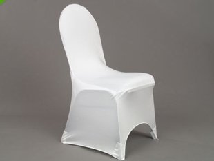 Balti krēslu pārvalki, elastīgi (pieejami arī melni)